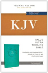 KJV Value Ultra Thinline Bible, Comfort Print, Leathersoft Teal